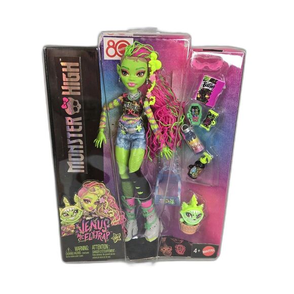 Monster High Venus McFlytrap Mattel 11 Inch Doll Accessories 2025 New in Box - Picture 1 of 11